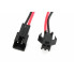 Кабель с разъемом JST SM 2.54мм 2pin 20см. (male/папа) 