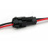 Кабель с разъемом JST SM 2.54мм 2pin 20см. (male/папа) 