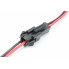 Кабель с разъемом JST SM 2.54мм 2pin 20см. (male/папа) 