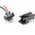 Кабель с разъемом JST SM 2.54мм 2pin 20см. (male/папа) 