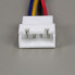 Разъем JST XH 4pin 2.54мм (female/мама) с кабелем 30см.