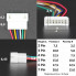 Разъем JST XH 6pin 2.54мм (female/мама) с кабелем 30см.