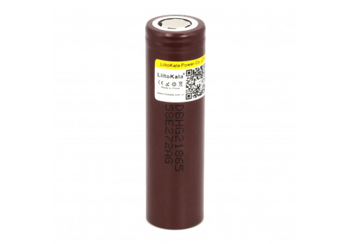 Аккумуляторные батарейки, LiitoKala 18650, HG2, 3000mAh, 3.7V, 1 шт.