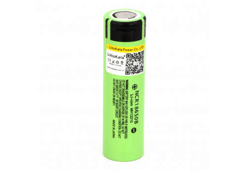 Аккумуляторные батарейки, LiitoKala NCR18650B, 18650, 3400mAh, 1 шт.