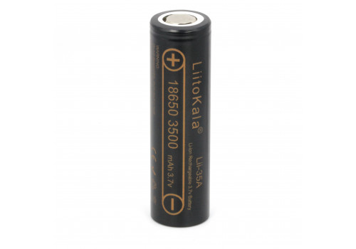 Аккумуляторные батарейки, LiitoKala lii-35A, 18650, 3500mAh, 1 шт.