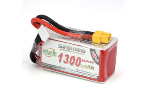 Аккумулятор LiPo 6S 1300mAh 150C (NXE) 22.2В мягкий корпус, разъём XT60