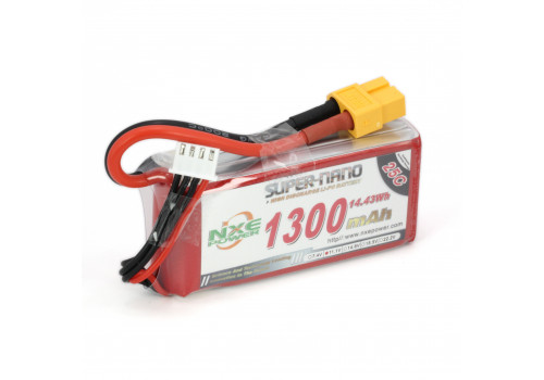 Аккумулятор LiPo 3S 1300mAh 25C (NXE) 11.1В мягкий корпус, разъём XT60
