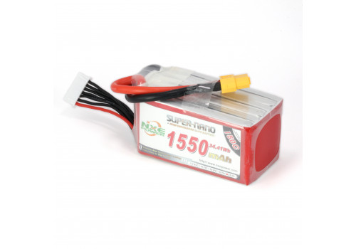 Аккумулятор LiPo 6S 1550mAh 150C (NXE) 22.2В мягкий корпус, разъём XT60