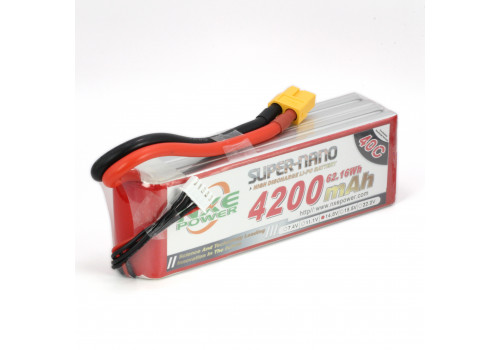 Аккумулятор LiPo 4S 4200mAh 40C (NXE) 14.8В мягкий корпус, разъём XT60