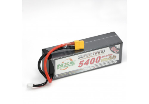 Аккумулятор LiPo 3S 5400mAh 50C (NXE) 11.1В жесткий корпус, разъём XT60