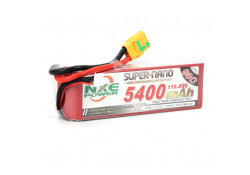 Аккумулятор LiPo 6S 5400mAh 60C (NXE) 22.2В мягкий корпус, разъём XT90