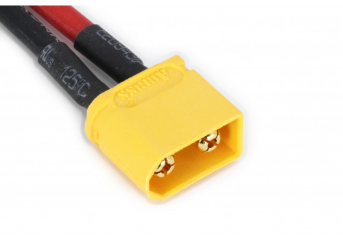 Кабель с разъемом XT60U-M (Amass) папа 10см.