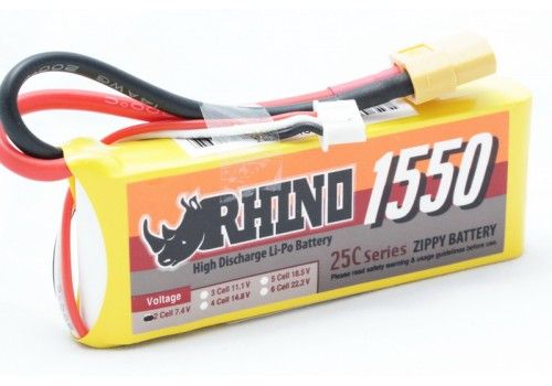 Rhino 1550mAh 2S1P 25C
